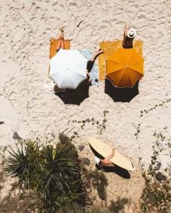 The Holiday Beach Umbrella - Vintage Gold^Business & Pleasure Co. Sale