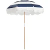 The Holiday Beach Umbrella - Navy Capri Stripe^Business & Pleasure Co. Clearance