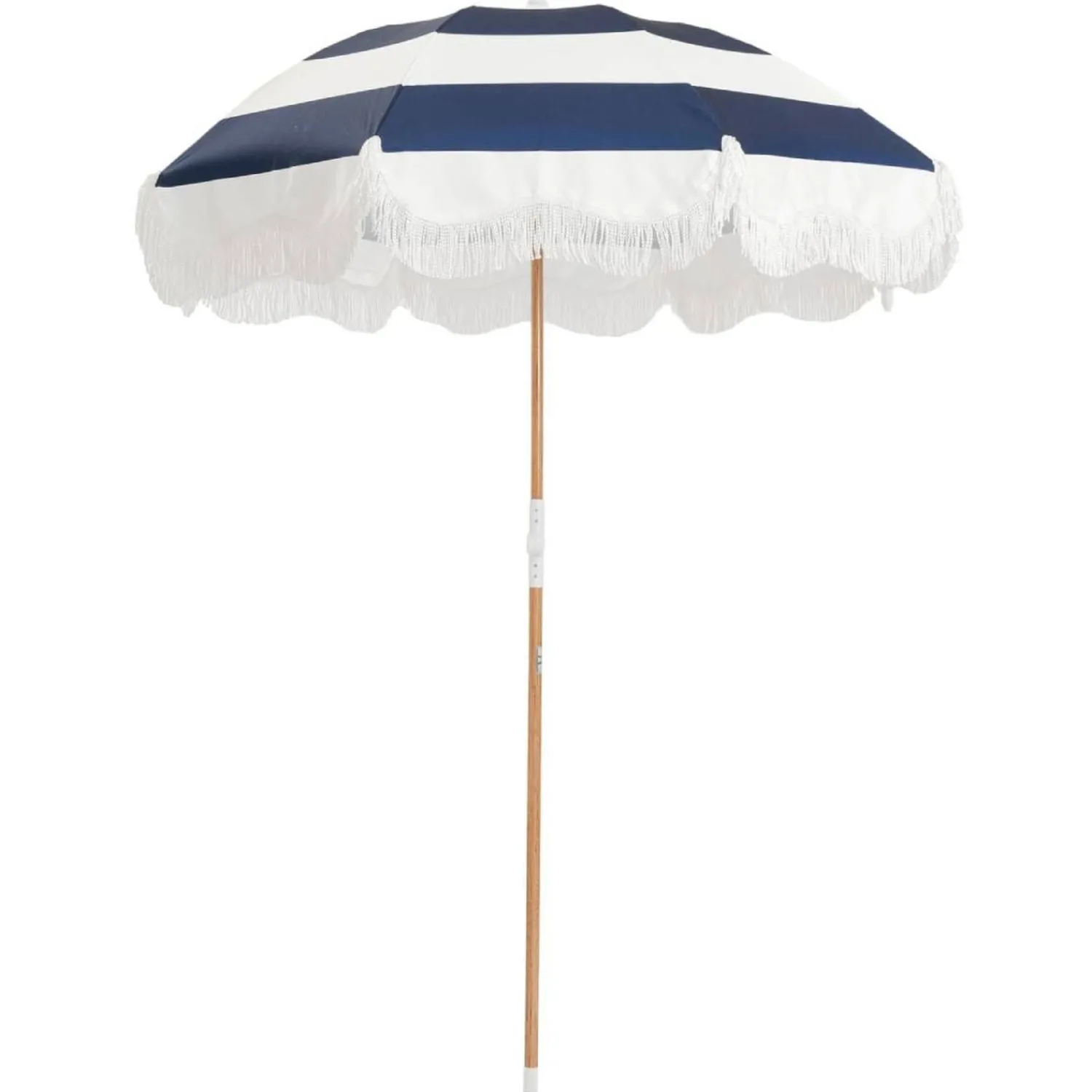 The Holiday Beach Umbrella - Navy Capri Stripe^Business & Pleasure Co. Clearance