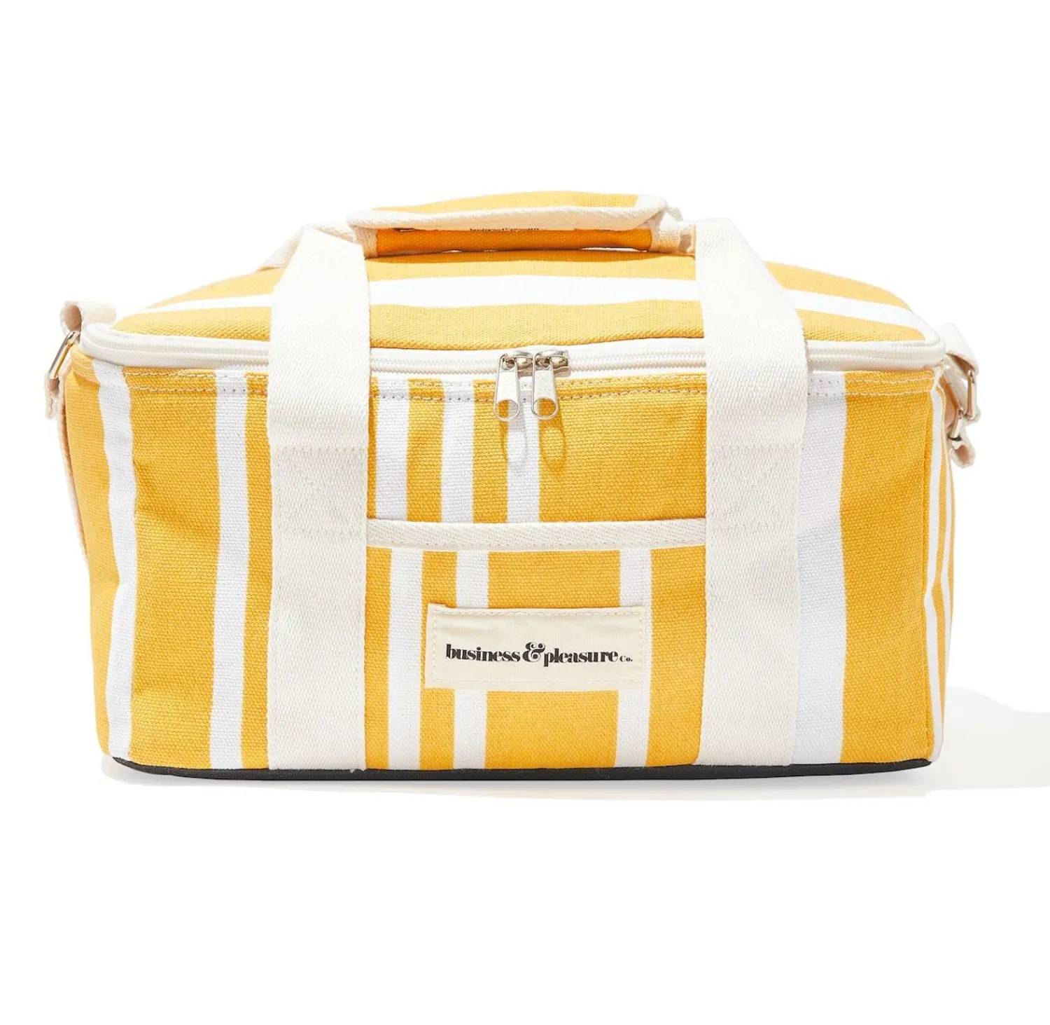 The Holiday Cooler Bag - Fff Yellow Stripe^Business & Pleasure Co. Fashion