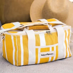 The Holiday Cooler Bag - Fff Yellow Stripe^Business & Pleasure Co. Fashion