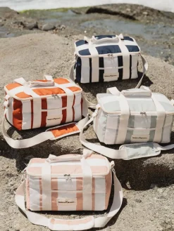 The Holiday Cooler Bag - Le Sirenuse Capri Stripe^Business & Pleasure Co. Clearance