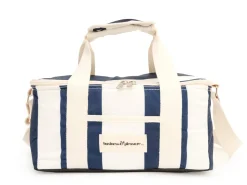 The Holiday Cooler Bag - Navy Capri Stripe^Business & Pleasure Co. Fashion