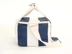 The Holiday Cooler Bag - Navy Capri Stripe^Business & Pleasure Co. Fashion