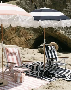 The Holiday Cooler Bag - Pink Capri Stripe^Business & Pleasure Co. Hot