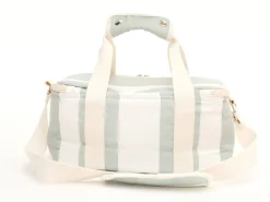The Holiday Cooler Bag - Sage Capri Stripe^Business & Pleasure Co. Discount