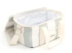 The Holiday Cooler Bag - Sage Capri Stripe^Business & Pleasure Co. Discount