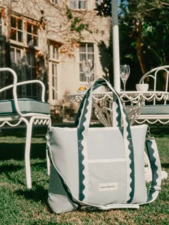 The Holiday Cooler Tote Bag - Rivie Green^Business & Pleasure Co. Outlet