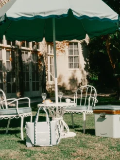 The Holiday Cooler Tote Bag - Rivie Green^Business & Pleasure Co. Outlet