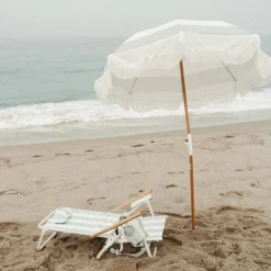 The Holiday Tommy Chair - Sage Capri Stripe^Business & Pleasure Co. Best