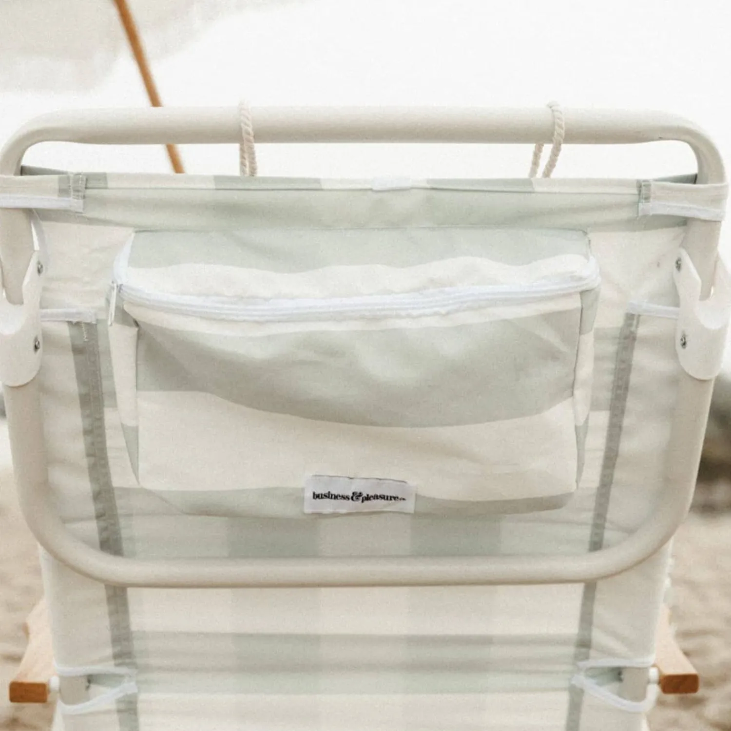 The Holiday Tommy Chair - Sage Capri Stripe^Business & Pleasure Co. Best