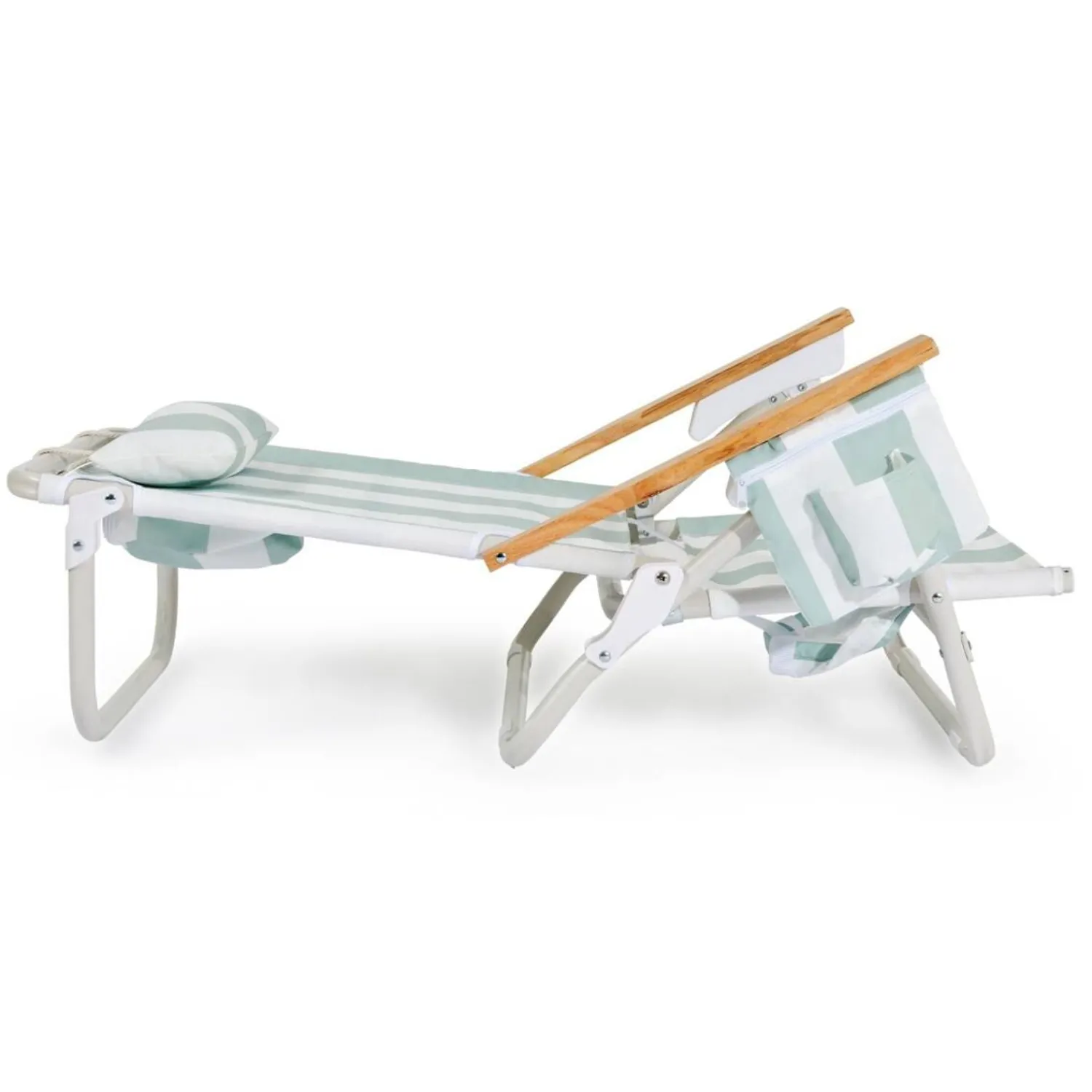 The Holiday Tommy Chair - Sage Capri Stripe^Business & Pleasure Co. Best