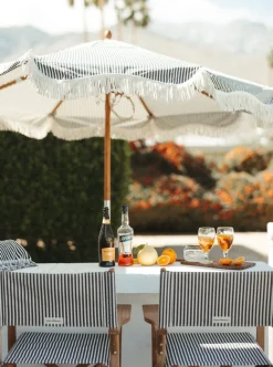 The Market Umbrella - Lauren'S Navy Stripe^Business & Pleasure Co. Outlet