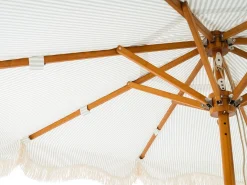 The Market Umbrella - Lauren'S Sage Stripe^Business & Pleasure Co. Clearance