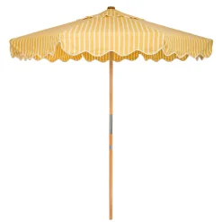 The Market Umbrella - Monaco Mimosa Stripe^Business & Pleasure Co. New