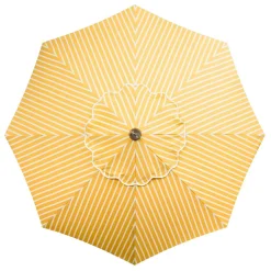 The Market Umbrella - Monaco Mimosa Stripe^Business & Pleasure Co. New