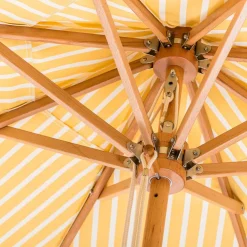 The Market Umbrella - Monaco Mimosa Stripe^Business & Pleasure Co. New