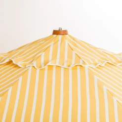 The Market Umbrella - Monaco Mimosa Stripe^Business & Pleasure Co. New