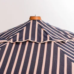 The Market Umbrella - Monaco Navy And Pink Stripe^Business & Pleasure Co. Sale