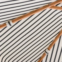 The Market Umbrella - Monaco Black Stripe^Business & Pleasure Co. Online