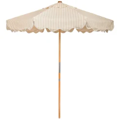 The Market Umbrella - Monaco Natural Stripe^Business & Pleasure Co. Outlet