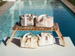 The Mini Cooler Bag - Lauren'S Navy Stripe^Business & Pleasure Co. Hot