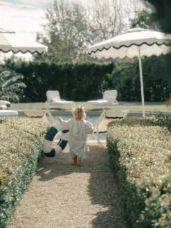 The Mini Poncho - Lauren'S Sage Stripe^Business & Pleasure Co. Clearance