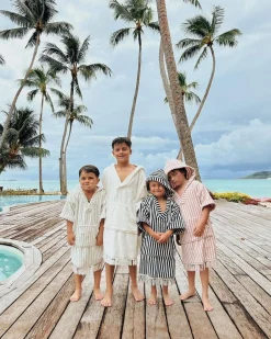 The Mini Poncho - Lauren'S Pink Stripe^Business & Pleasure Co. Best