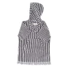 The Mini Poncho - Lauren'S Navy Stripe^Business & Pleasure Co. Fashion