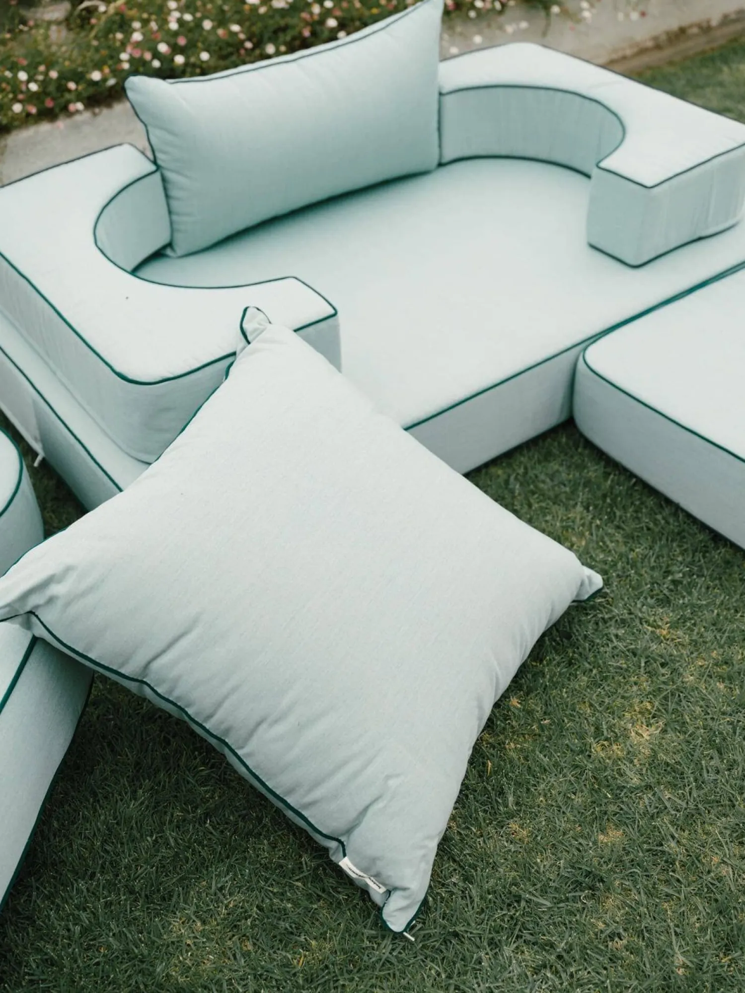The Modular Pillow Stack - Rivie Green^Business & Pleasure Co. Discount
