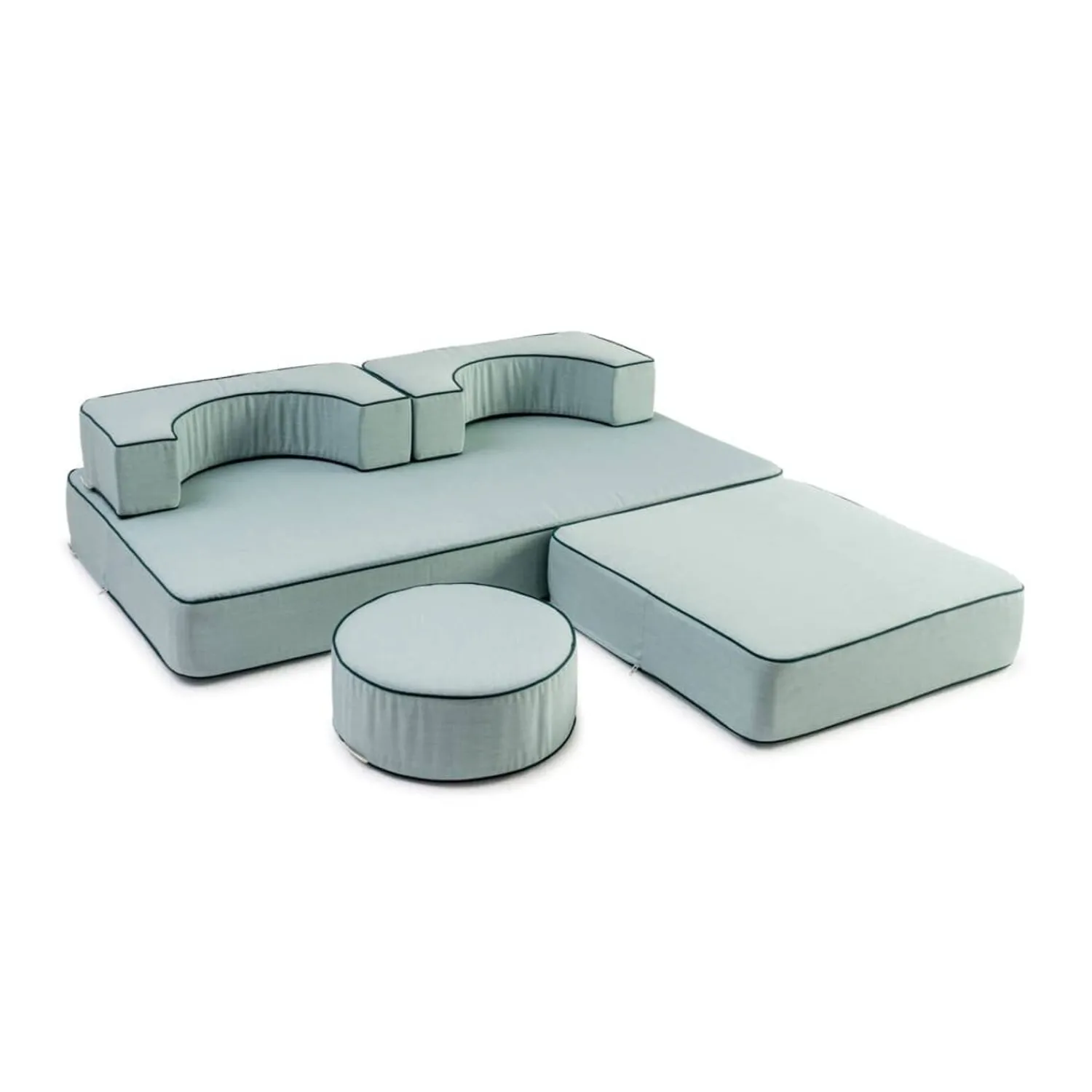 The Modular Pillow Stack - Rivie Green^Business & Pleasure Co. Discount