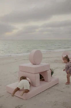 The Modular Pillow Stack - Lauren'S Pink Stripe^Business & Pleasure Co. Hot