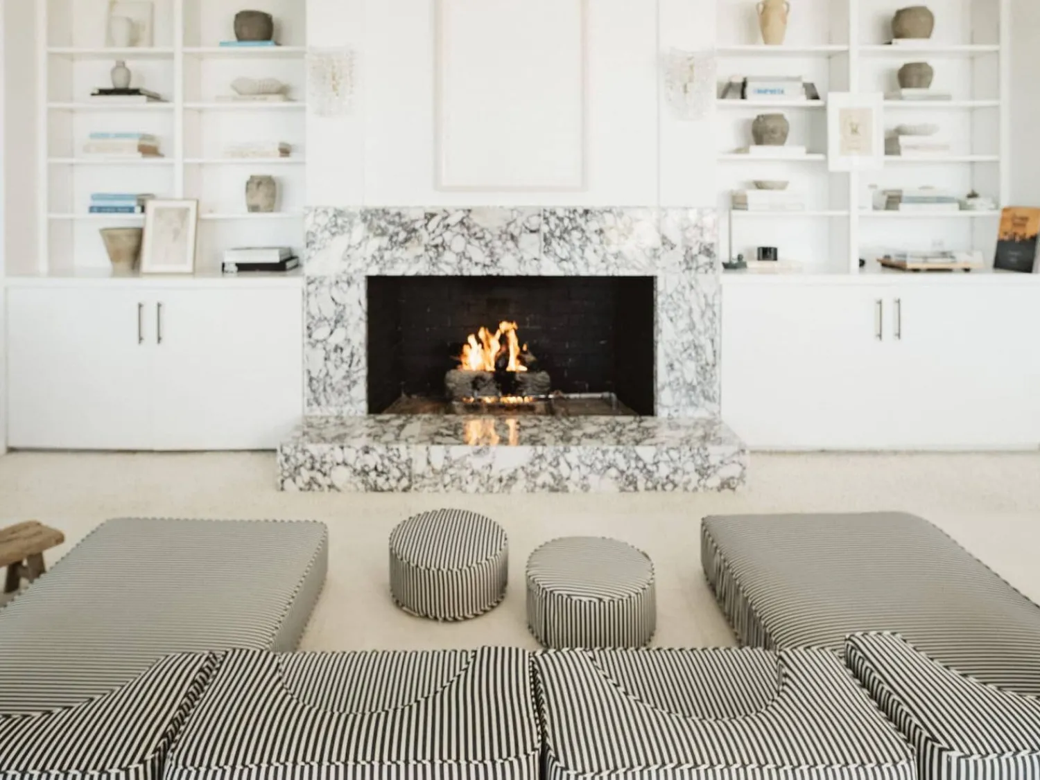 The Modular Pillow Stack - Lauren'S Navy Stripe^Business & Pleasure Co. Clearance