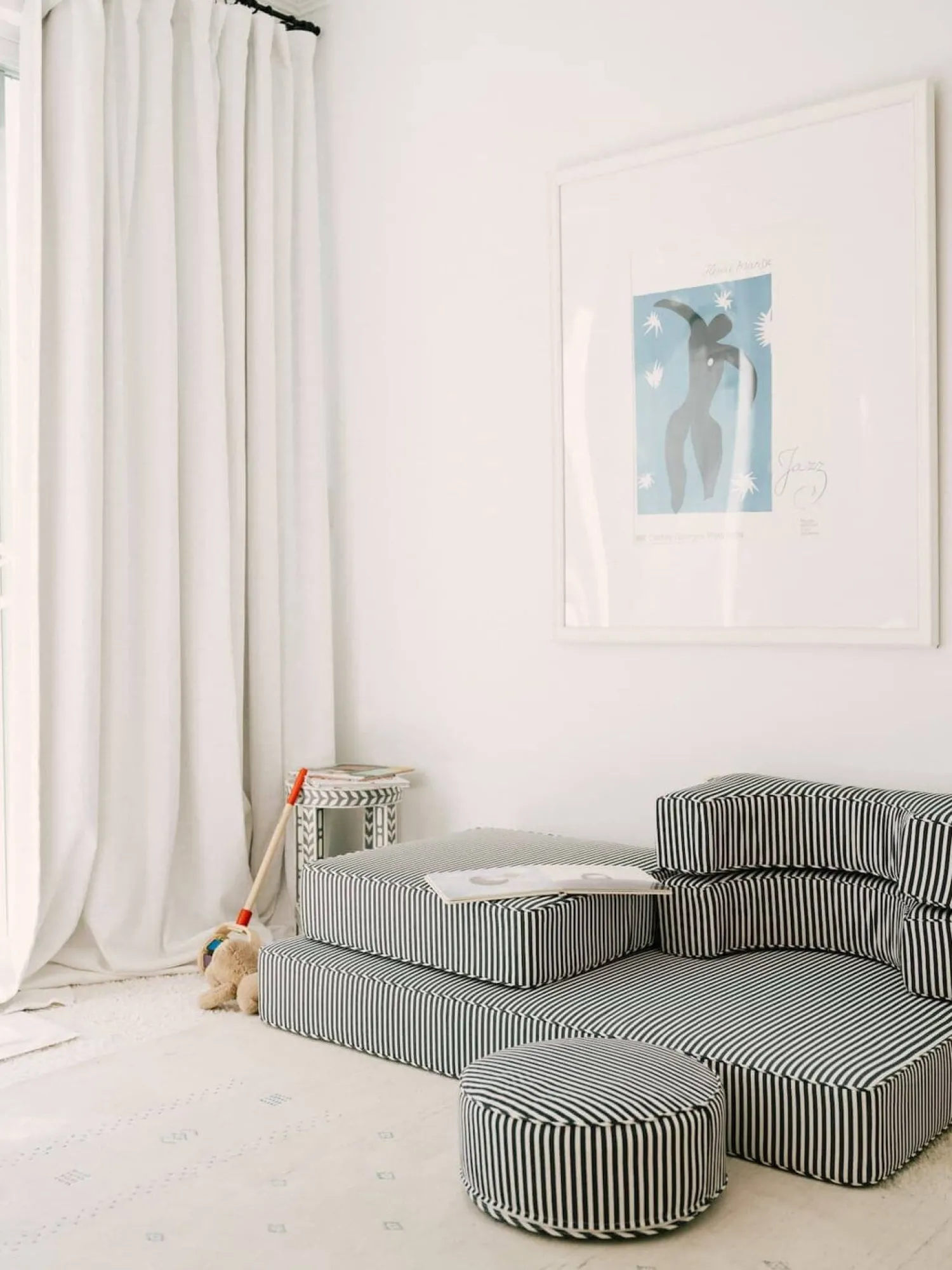 The Modular Pillow Stack - Lauren'S Navy Stripe^Business & Pleasure Co. Clearance