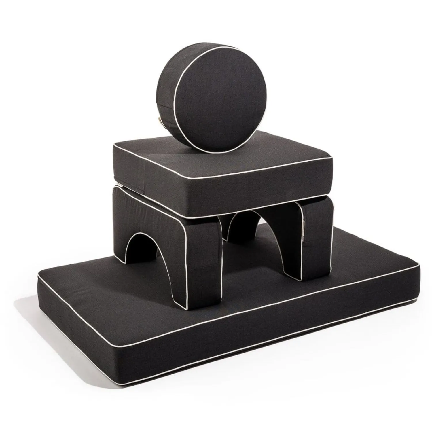 The Modular Pillow Stack - Rivie Black^Business & Pleasure Co. Fashion