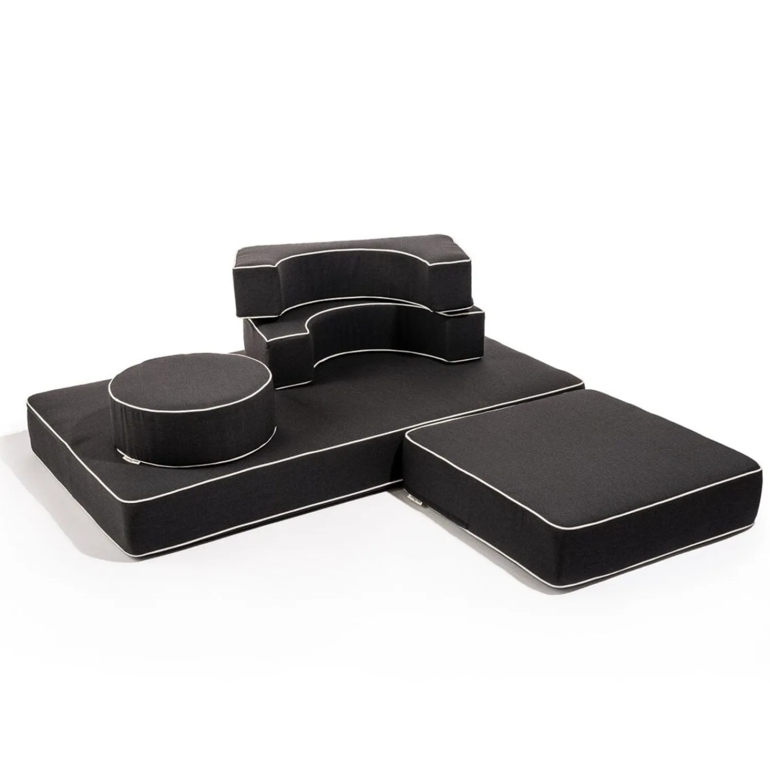 The Modular Pillow Stack - Rivie Black^Business & Pleasure Co. Fashion