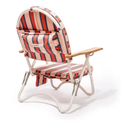 The Pam Chair - Bistro Dusty Pink Stripe^Business & Pleasure Co. Fashion