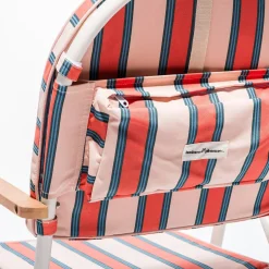 The Pam Chair - Bistro Dusty Pink Stripe^Business & Pleasure Co. Fashion