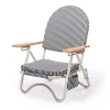 The Pam Chair - Laurens Navy Stripe^Business & Pleasure Co. Sale