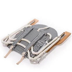 The Pam Chair - Laurens Navy Stripe^Business & Pleasure Co. Sale