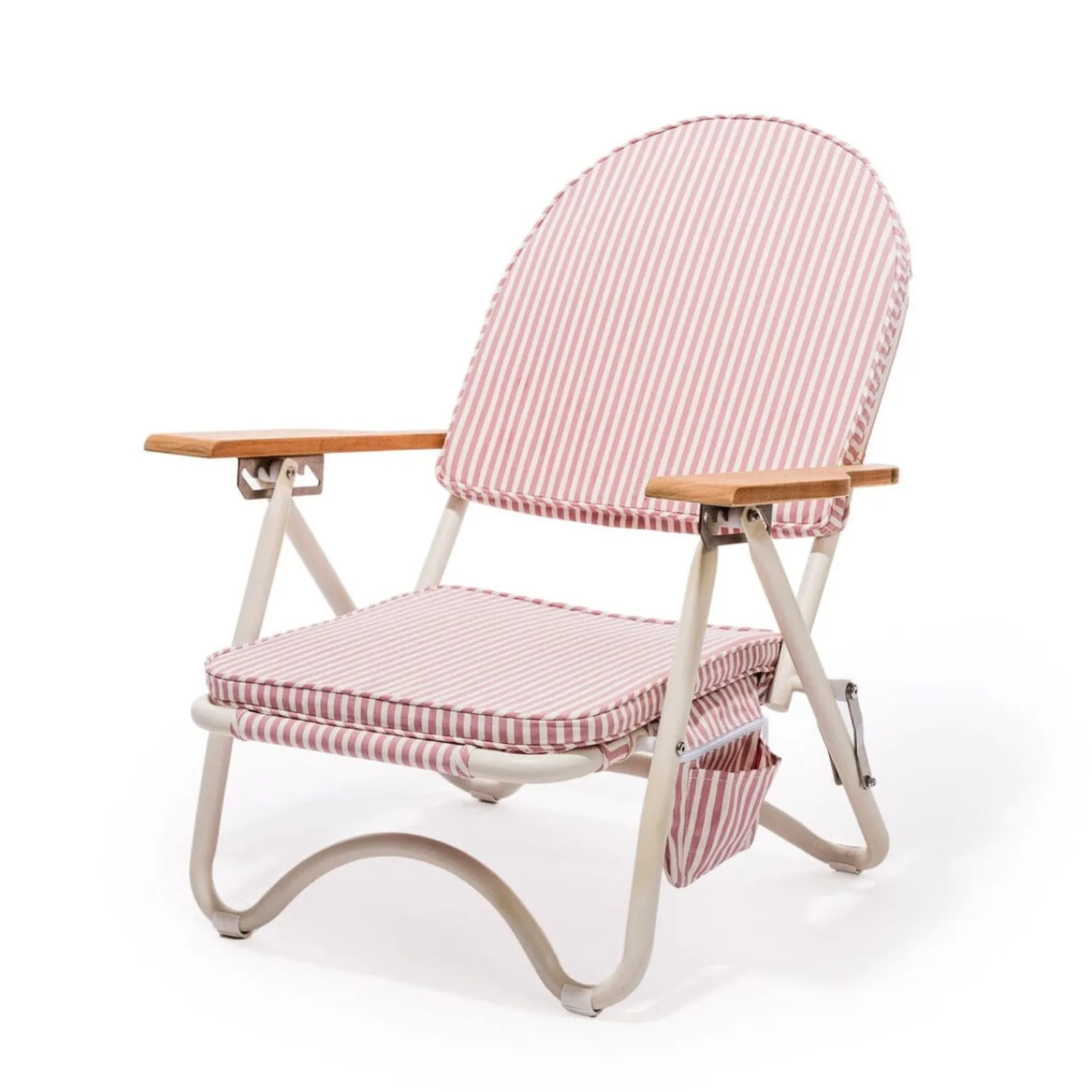 The Pam Chair - Laurens Pink Stripe^Business & Pleasure Co. Sale