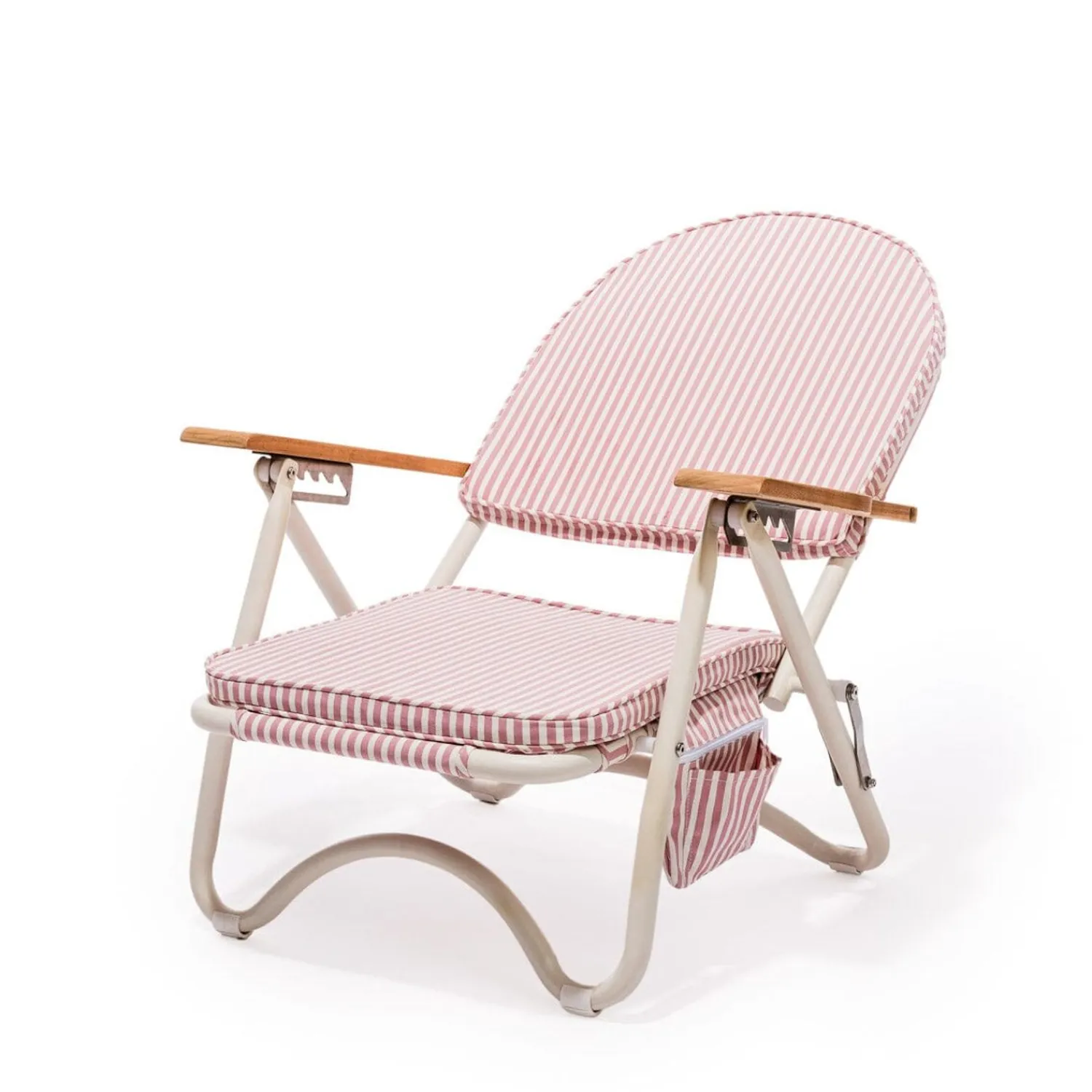 The Pam Chair - Laurens Pink Stripe^Business & Pleasure Co. Sale