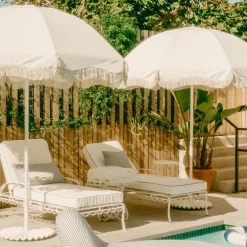 The Patio Umbrella - Antique White^Business & Pleasure Co. Hot