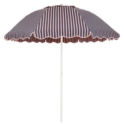 The Patio Umbrella - Monaco Navy And Pink Stripe^Business & Pleasure Co. Outlet