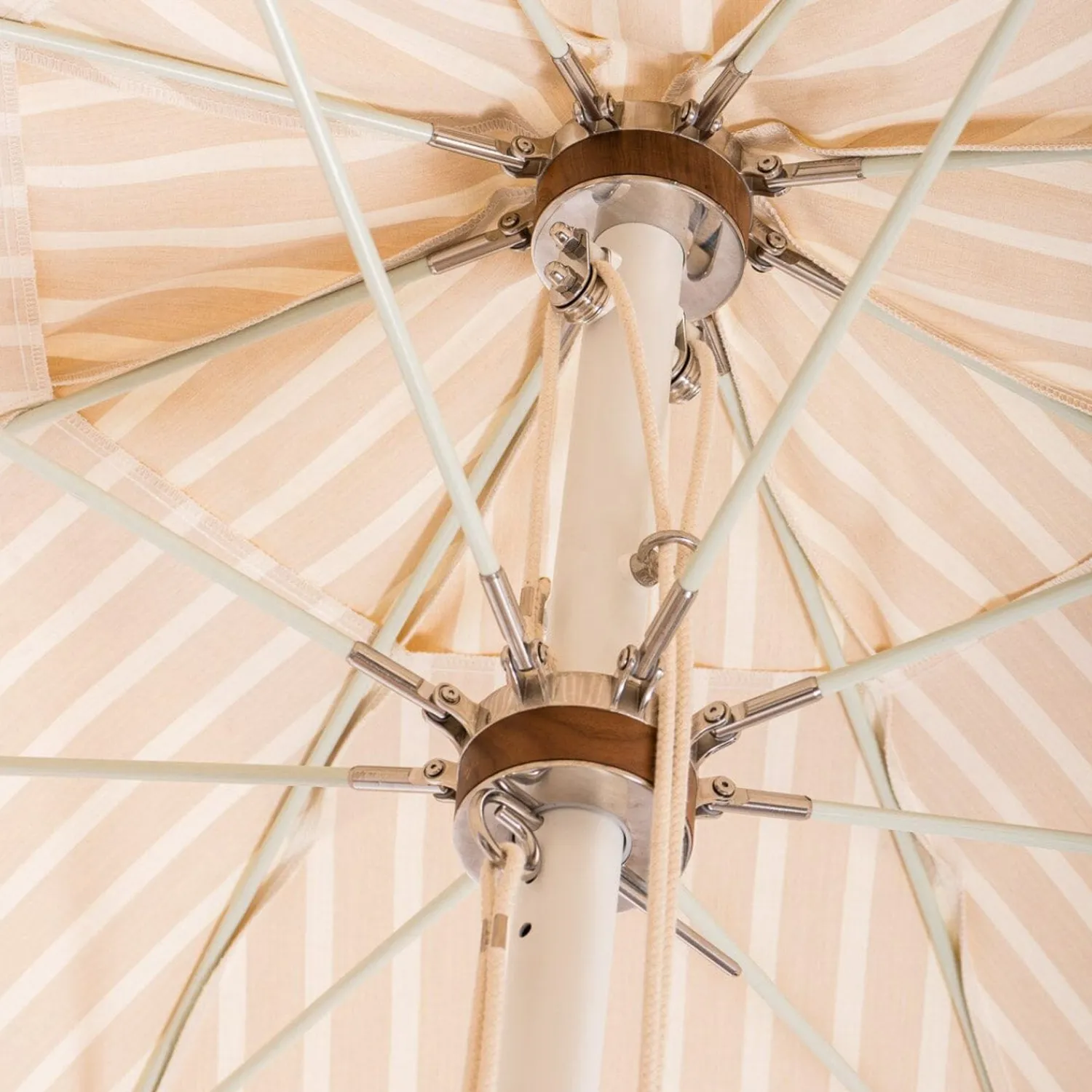 The Patio Umbrella - Monaco Natural Stripe^Business & Pleasure Co. Outlet