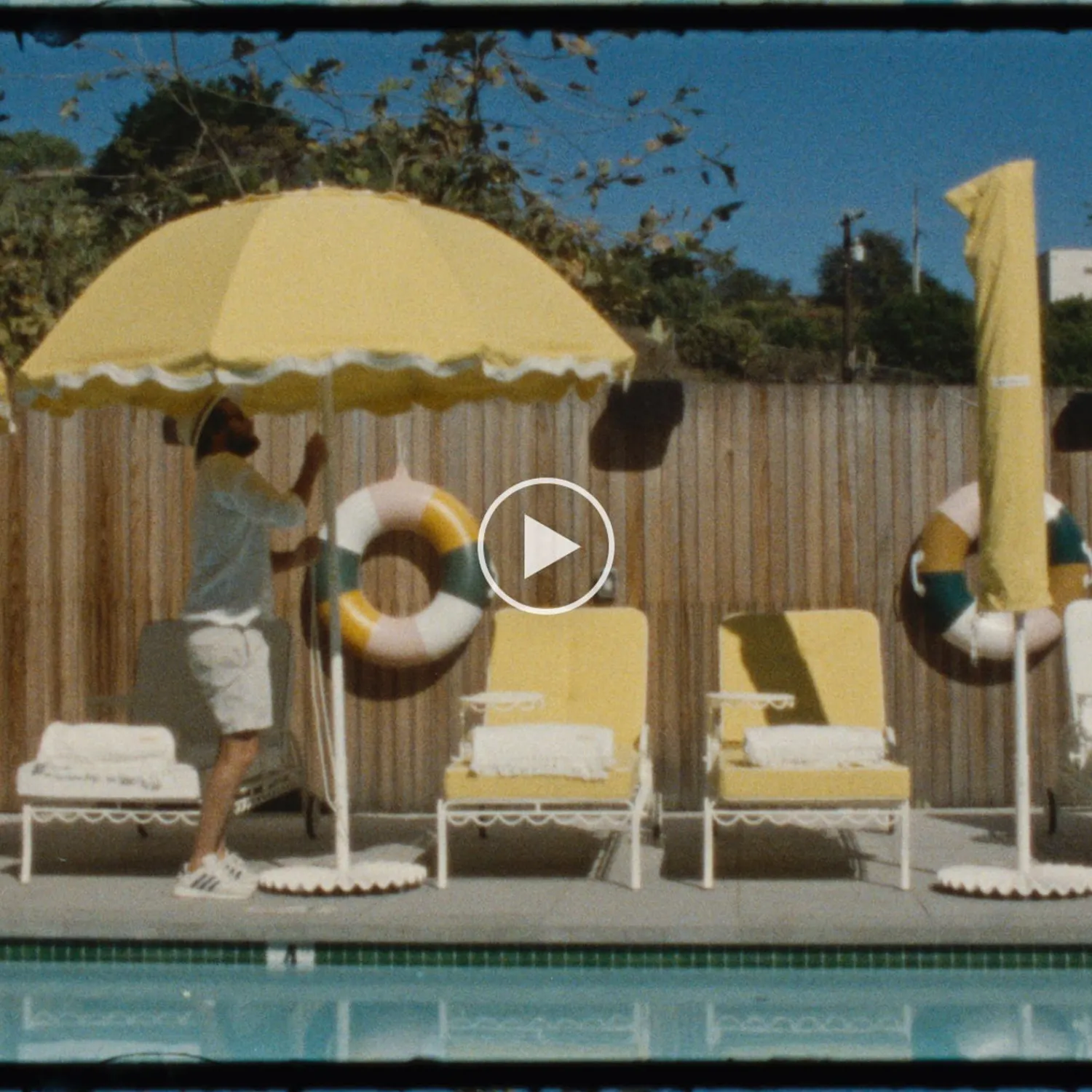 The Patio Umbrella - Rivie White^Business & Pleasure Co. Outlet