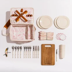 The Picnic Set - Laurens Pink Stripe^Business & Pleasure Co. New