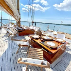 The 2-Piece Chair - Antique White^Business & Pleasure Co. Best