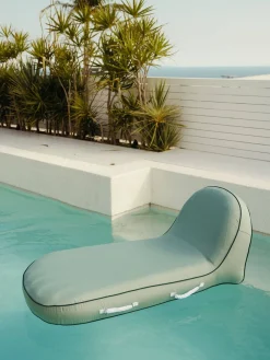The Pool Lounger - Rivie Green^Business & Pleasure Co. Hot