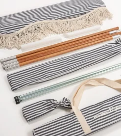 The Premium Beach Tent - Lauren'S Navy Stripe^Business & Pleasure Co. Discount